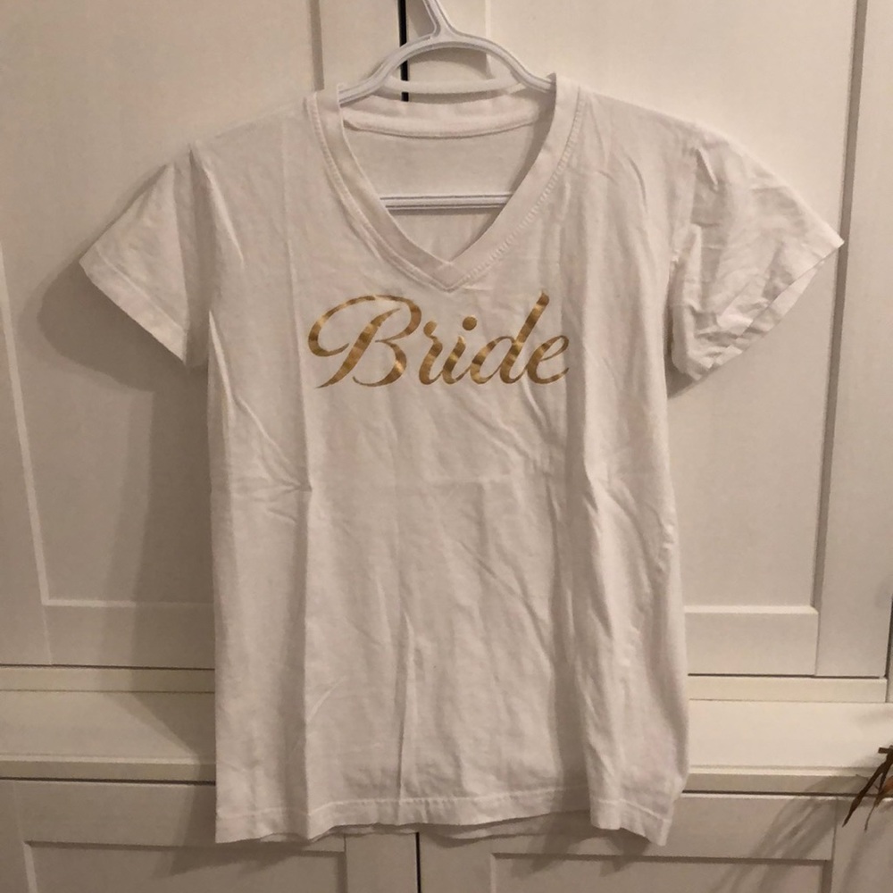 Bride white t-shirt